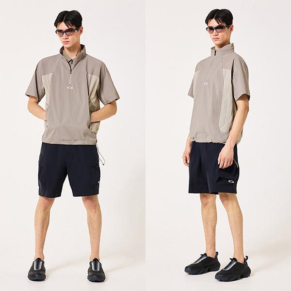 OAKLEY（オークリー） 半袖 ハーフジップ プルオーバージャケット
