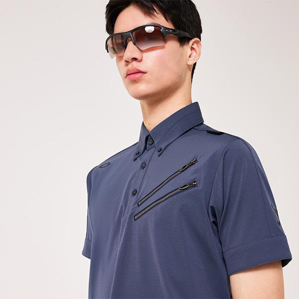 OAKLEY（オークリー） 半袖 ポロシャツ スカルクールストレッチクロウ