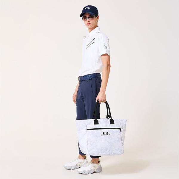 新品 OAKLEY GOLF 半袖 ポロシャツ スカルロゴ 接触冷感 メンズ L OAKLEY（オークリー） 半袖 ポロシャツ スカルクールストレッチクロウ