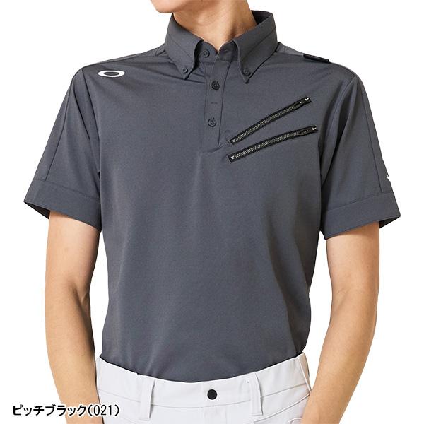 OAKLEY（オークリー） 半袖 ポロシャツ スカルクールストレッチクロウ