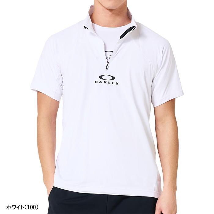 OAKLEY（オークリー） 半袖 モックネックシャツ ハーフジップシャツ
