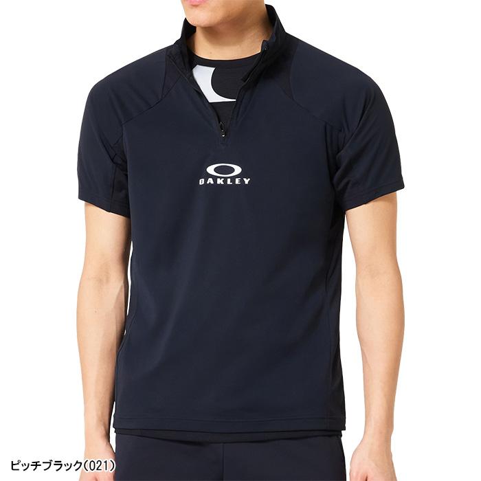 OAKLEY（オークリー） 半袖 モックネックシャツ ハーフジップシャツ
