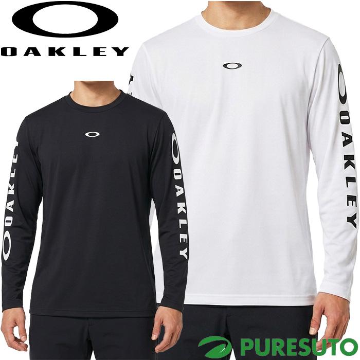 希少 00s oakley logo long sleeve オークリー タグ OAKLEY（オークリー） 長袖 クルーネックシャツ エンハンス メンズ