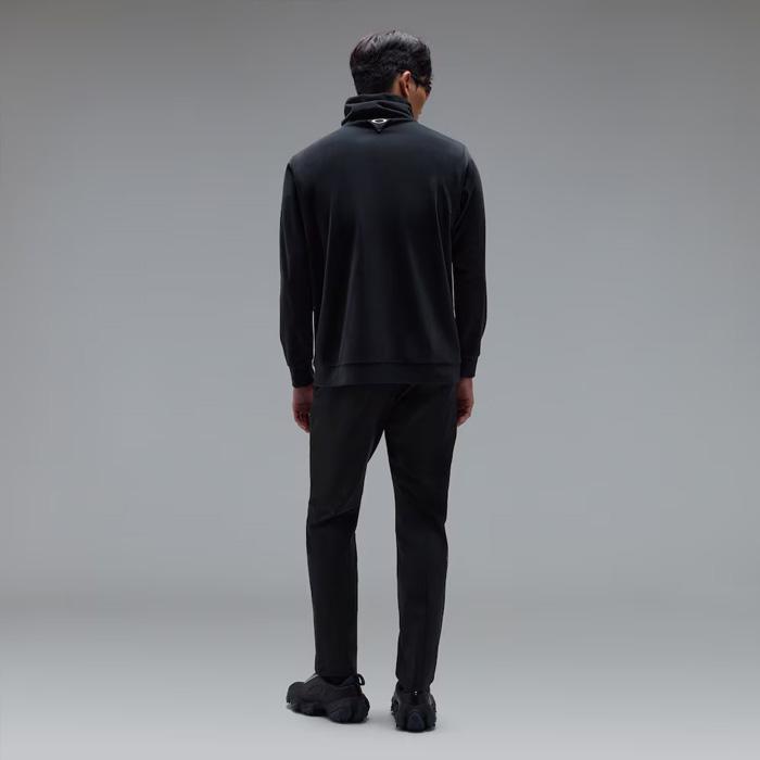 OAKLEY（オークリー） 長袖 スカル エンボスド LS ジップ モックシャツ