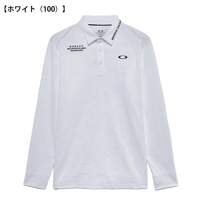OAKLEY（オークリー） 長袖 デルタ ジャガード LS シャツ ゴルフウェア