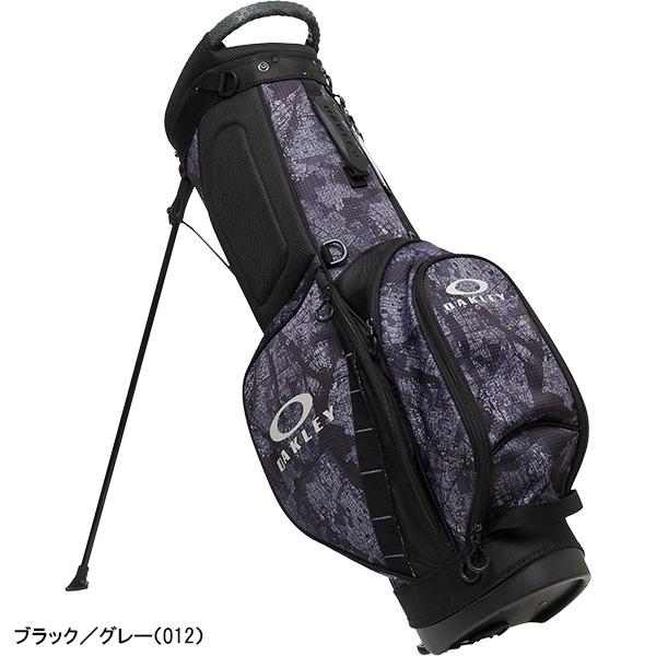 新品 オークリー OAKLEY ゴルフ スタンドキャディバッグ ブラックグレー OAKLEY オークリー ゴルフ 9.5型 スタンドバッグ キャディバッグ