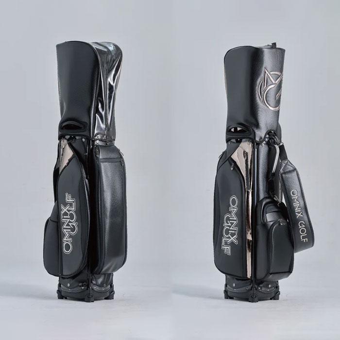【新品未使用】OMNIX CARBON CADDIE BAG 9型　軽量タイプ オムニックスゴルフ（OMNIX GOLF）（メンズ）ゴルフ キャディ