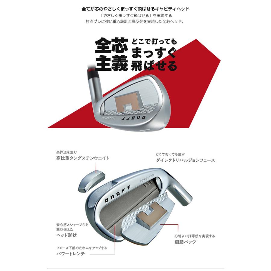 AKA オノフ アイアン 5本セット（#6〜9、PW） 2024年モデル MP-524I