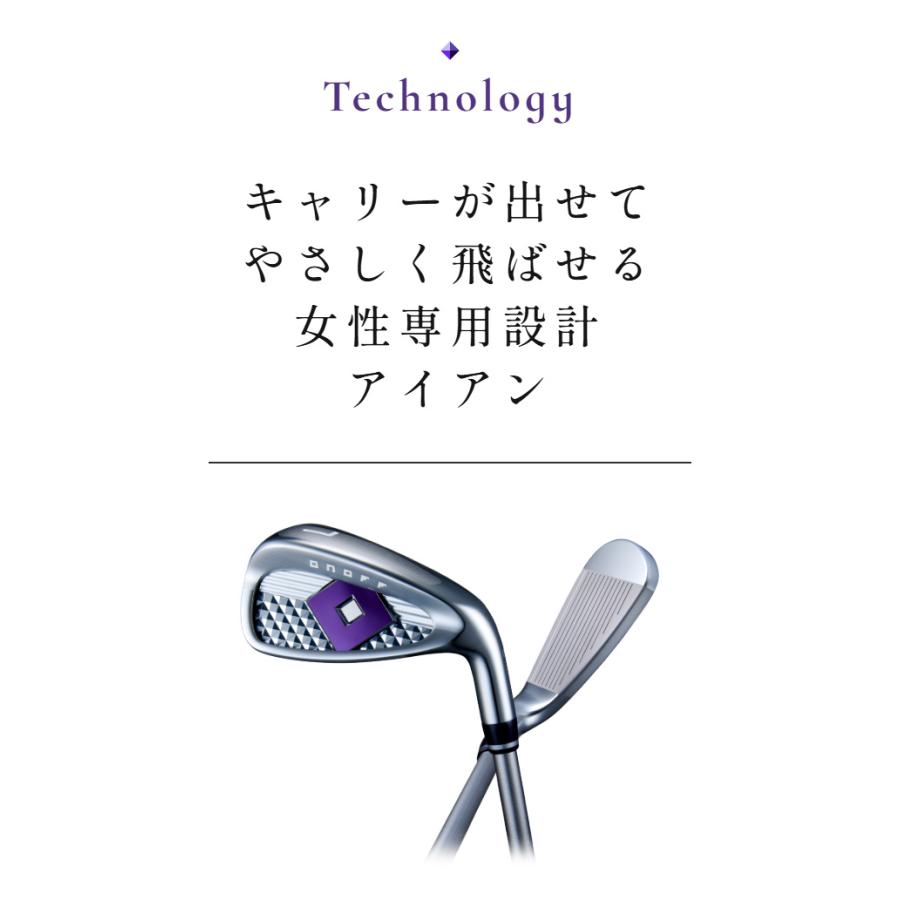 スポーツ別 オノフ レディ マゼンタピンク 2025 アイアン5本セット
