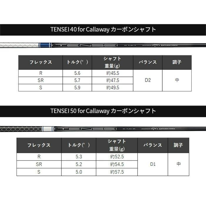 【カスタムオーダー】【レフティー（左用）】キャロウェイ PARADYM Ai SMOKE ユーティリティ TENSEI 40／TENSEI 50 for Callaway シャフト【■CCO■】｜puresuto｜06