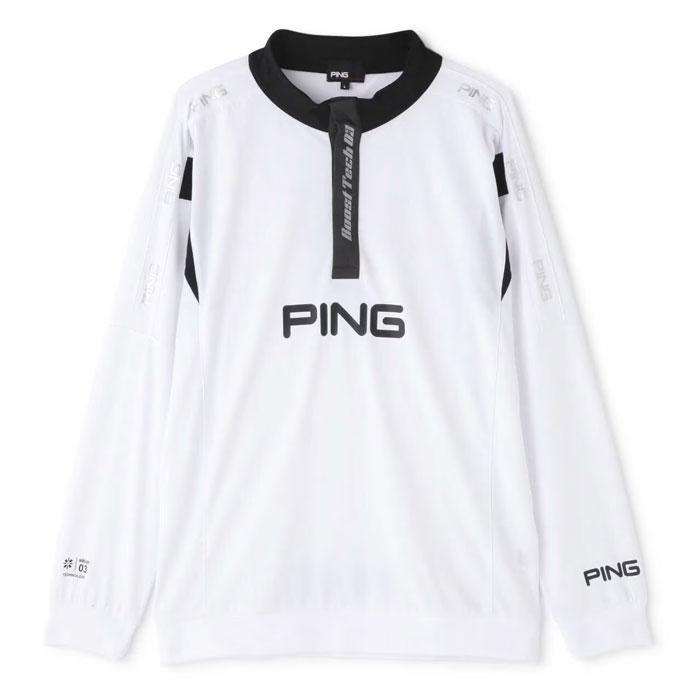 PING（ピン） ゴルフ アドエルム ニュージャージ 長袖 ハーフジップ