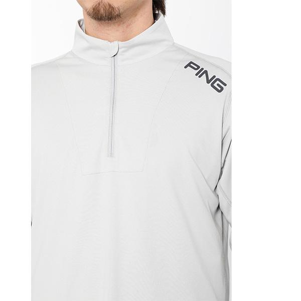 PING（ピン） アパレル ゴルフウェア 長袖 ハーフジップ ハイネック