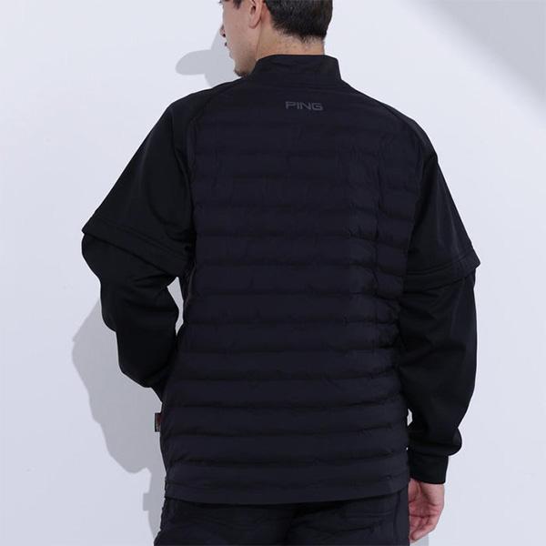 PING（ピン） ゴルフ 長袖 2WAY ハイブリッド 中綿 スニードブルゾン