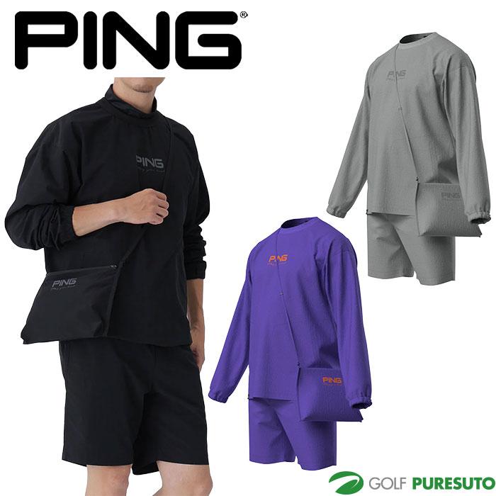 ピン ゴルフ スニードジャック × ショートパンツ 上下セット 621-5220802 ゴルフウェア セットアップ  サコッシュ付き 2025年秋冬モデル PING GOLF PING（ピン） ゴルフ スニードジャック × ショートパンツ 上下セット