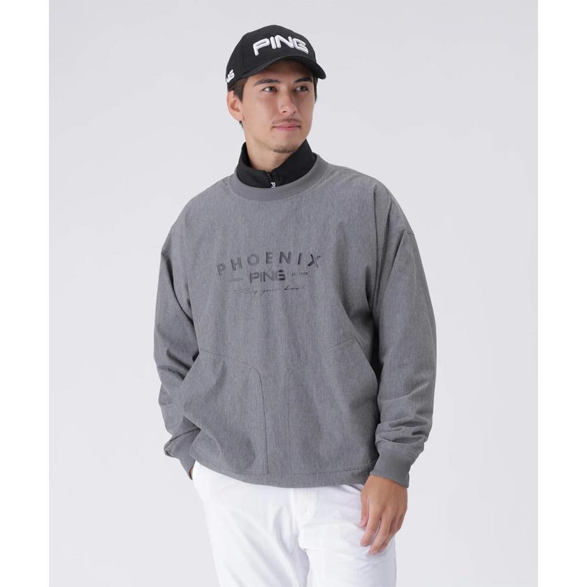 値下げ【新品未使用】PING ピン ゴルフウェア フーディ プルオーバー グレー PING（ピン） ゴルフ 全方向ストレッチ ダブルフェイス ツイン