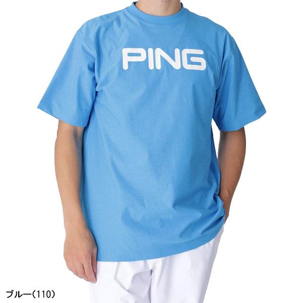 PING（ピン） ゴルフ 半袖 Tシャツ ONE OCEAN 天竺半袖ティーシャツ