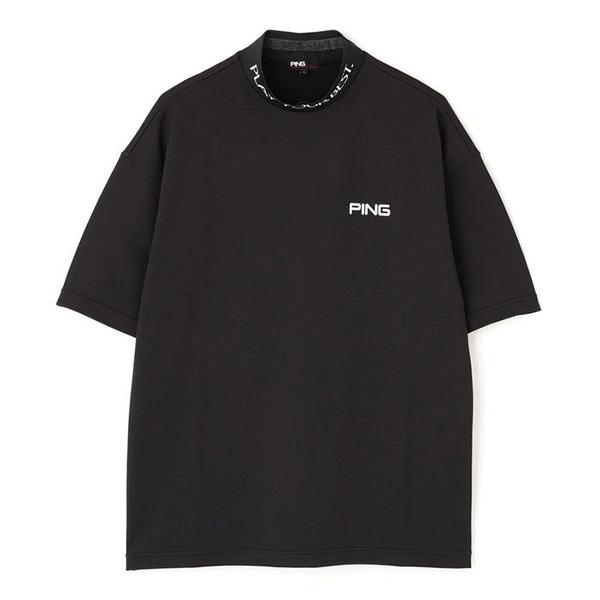 PING（ピン） ゴルフ 半袖 ハイネックシャツ Wメッシュ アセイヤーン