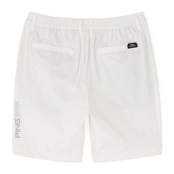 新品　PING ピン　パンツ　ストレッチ　2way ハーフパンツ　ホワイト　LL PING（ピン） ゴルフ ショートパンツ 全方向ストレッチ冷感ショート