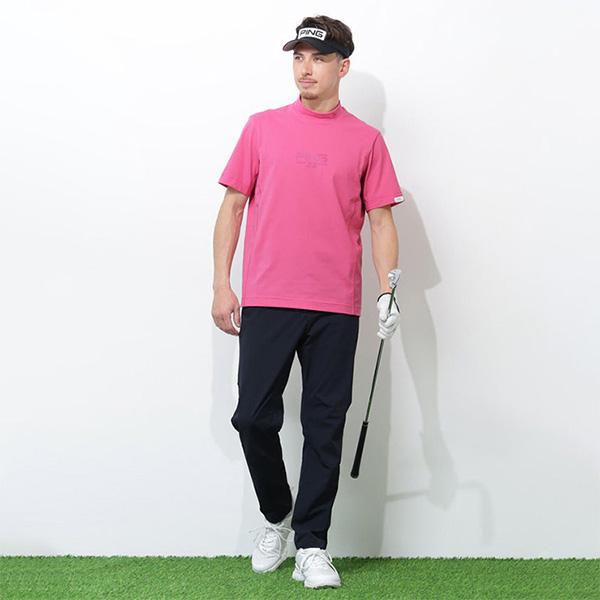PING（ピン） ゴルフ 半袖 ハイネックシャツ クイックドライ半袖カノコ