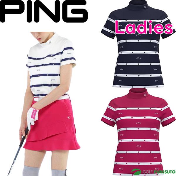 PING（ピン） レディース アパレル ゴルフウェア 半袖 ハイネック