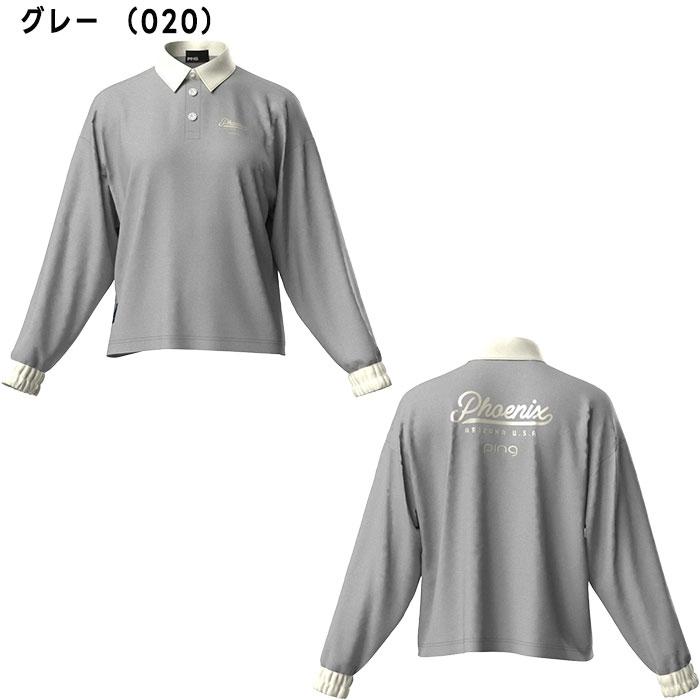 PING（ピン） レディース ゴルフ ストレッチ 布帛 長袖 プルオーバー