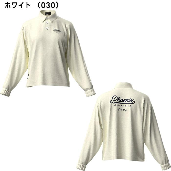 PING（ピン） レディース ゴルフ ストレッチ 布帛 長袖 プルオーバー