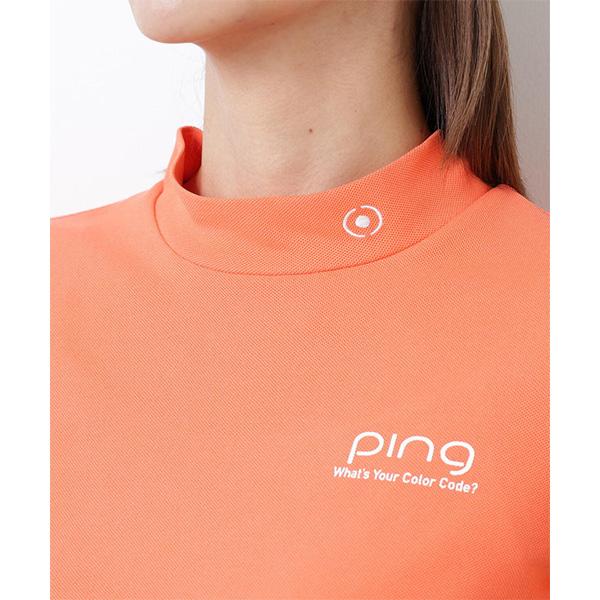 PING（ピン） レディース ゴルフ 半袖ハイネックシャツ PEカノコ 622