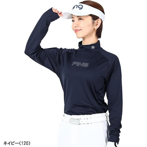 PING レディース ピン アパレル ゴルフウェア 長袖 ハイネック