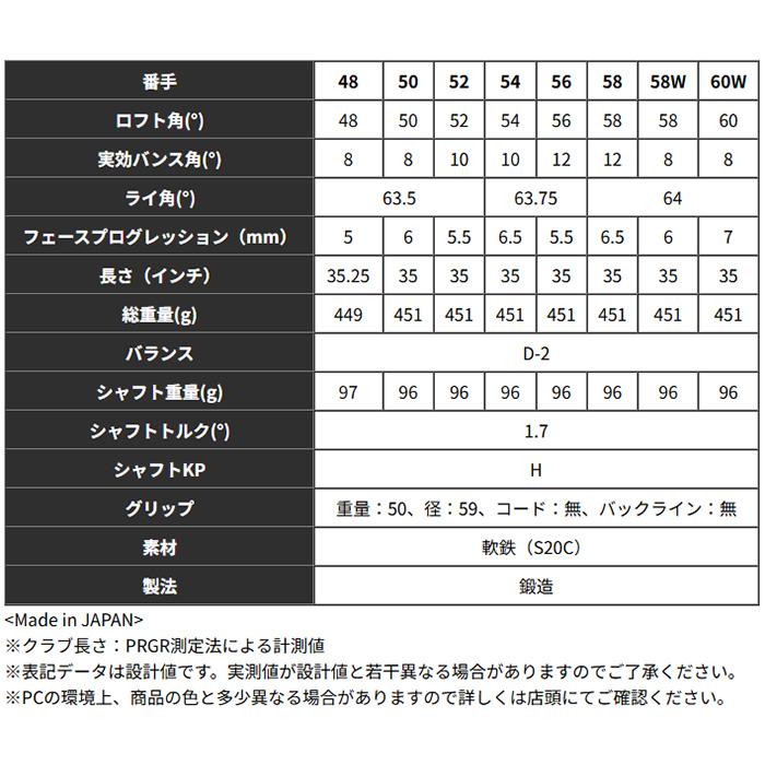 プロギア 0 TOUR ウェッジ NS PRO MODUS3 TOUR 105 スチールシャフト 2026年モデル PRGR ゼロ ツアー