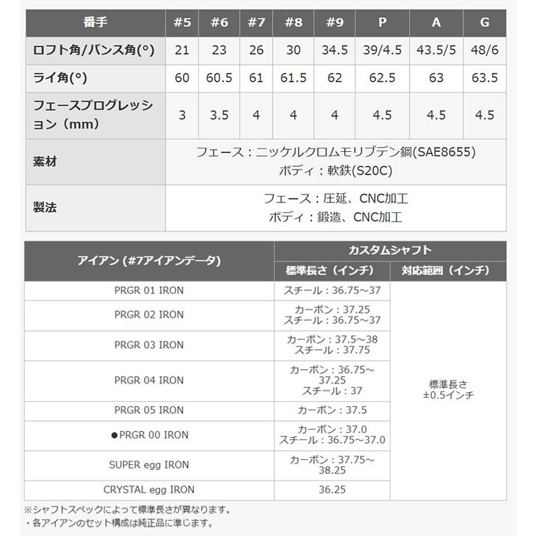 PRGR03　６番アイアン プロギア（PRGR）（メンズ）03 アイアン(6I ロフト23度)Diamana