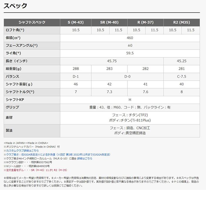 PRGR（プロギア） LS ドライバー 2023年モデル SPEEDER NX FOR PRGR
