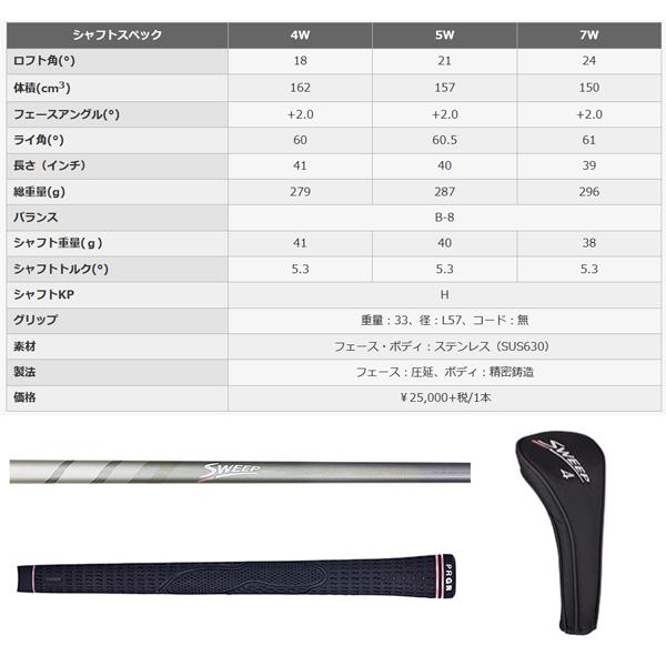 プロギア　SWEEP レディースウッド SWEEP フェアウェイウッド(Ladies') | レディス | プロギア