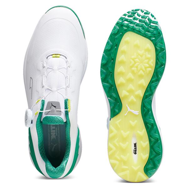 PUMA NITRO FOAM ゴルフシューズ ホワイト/グリーン PUMA NITRO FOAM ゴルフシューズ ホワイト/グリーン Puma Men's