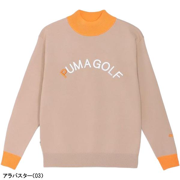 PUMA（プーマ） ゴルフ 長袖 PC タートルネック CB ニット セーター