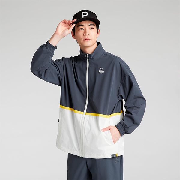 PUMA（プーマ） ゴルフ 長袖 FOG パネル カラー リラックス フルジップ