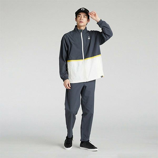 PUMA（プーマ） ゴルフ 長袖 FOG パネル カラー リラックス フルジップ