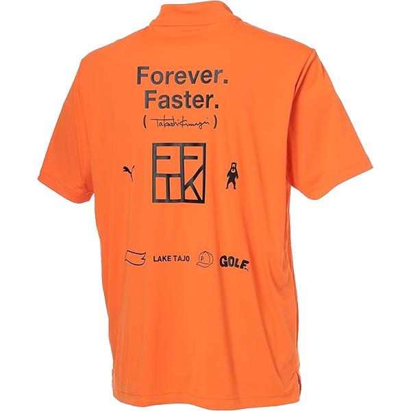 ○★新品未使用　G/FORE　モックネック　ロゴシャツ　36　オレンジ ○☆新品未使用 G/FORE モックネック ロゴシャツ 36 オレンジ