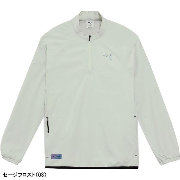 PUMA（プーマ） ゴルフ 長袖 ハーフジップブルゾン シャドウキャット