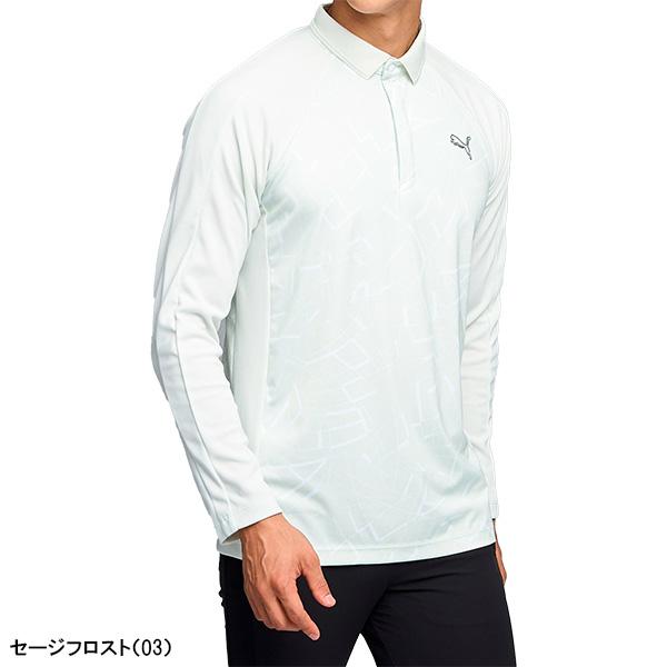 PUMA（プーマ） ゴルフ 長袖 ポロシャツ シャドウキャット