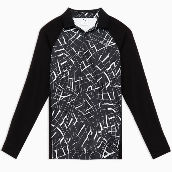 PUMA（プーマ） ゴルフ 長袖 ポロシャツ シャドウキャット