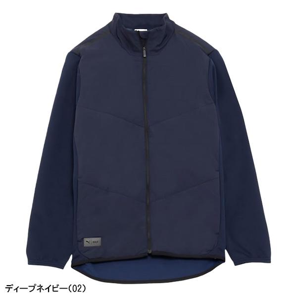 プーマ PUMA ゴルフ　GOLF ゴルフウェア　プルオーバージャケット PUMA（プーマ） ゴルフ 長袖 フルジップジャケット PB ハイブリッド