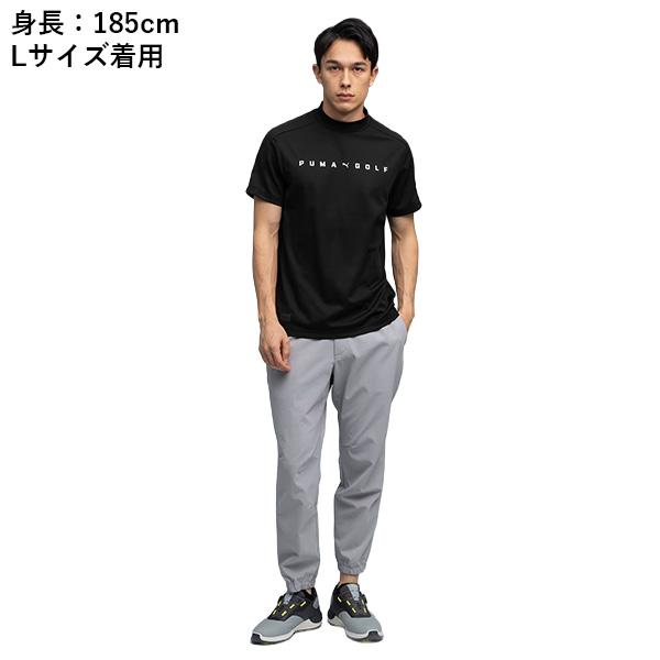 PUMA（プーマ） ゴルフ ゴルフ PB ロゴ モックネック S／S 半袖 メンズ