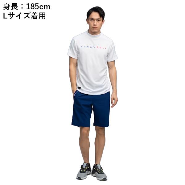PUMA（プーマ） ゴルフ ゴルフ PB ロゴ モックネック S／S 半袖 メンズ