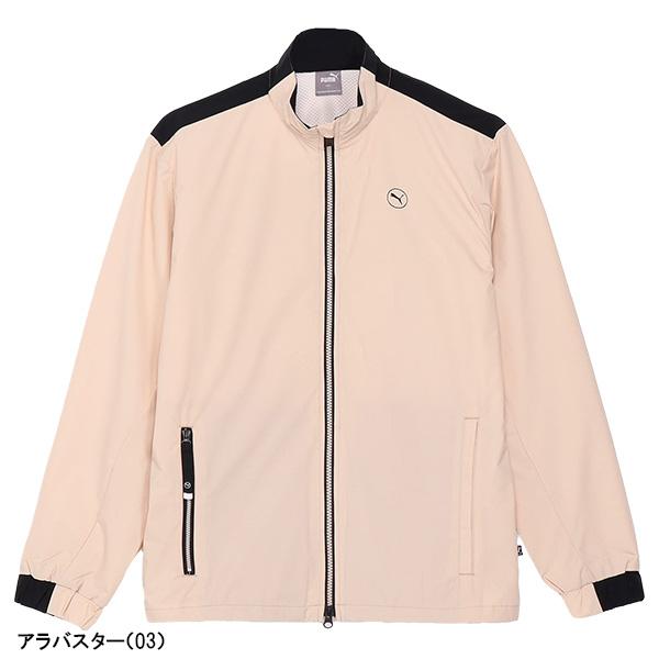 PUMA（プーマ） ゴルフ 長袖 フルジップブルゾン ストレッチ タフタ
