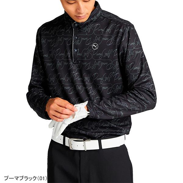 PUMA ゴルフウェア 長袖ポロシャツ メンズ Mサイズ 美品 プーマ 楽天市場】セール プーマゴルフ AOPメダルプリントLSポロシャツ