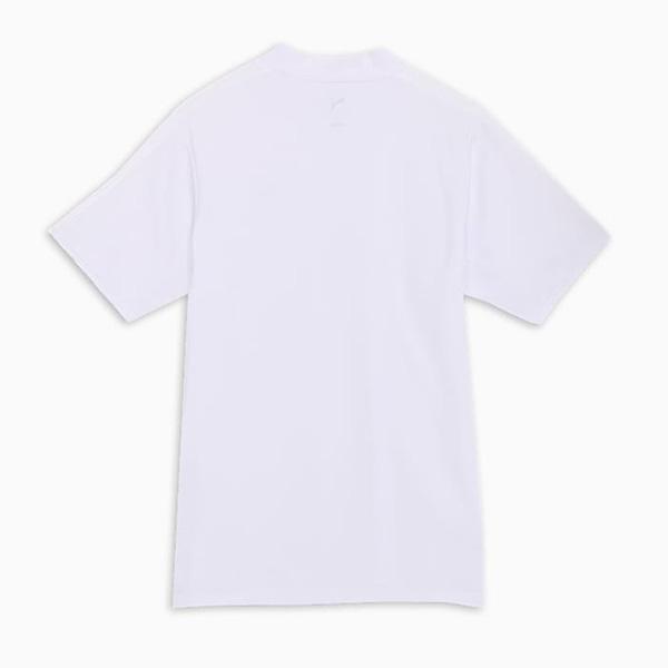 PUMA（プーマ） ゴルフ 半袖 モックネックシャツ PF テック ライン 3D