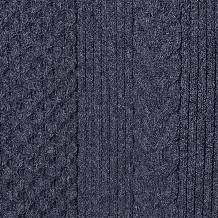 Rosasen（ロサーセン） ゴルフ 長袖 軽量 ケーブル編み ニット 044