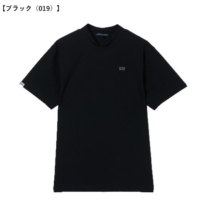Rosasen（ロサーセン） ディンプルメッシュ 半袖モックネックシャツ