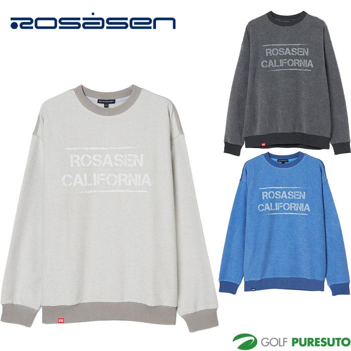 Rosasen（ロサーセン） ゴルフ 長袖 ウラケ裏使い ウォッシュド プル