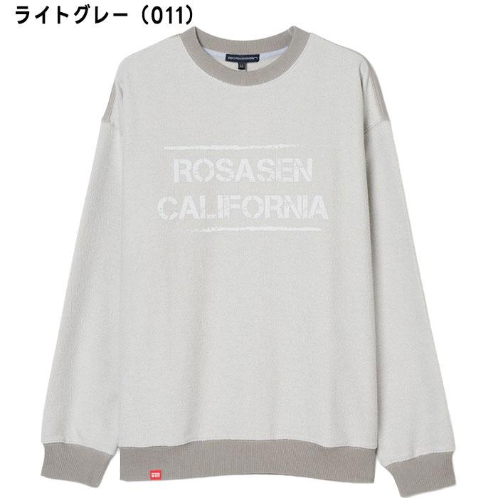 Rosasen（ロサーセン） ゴルフ 長袖 ウラケ裏使い ウォッシュド プル